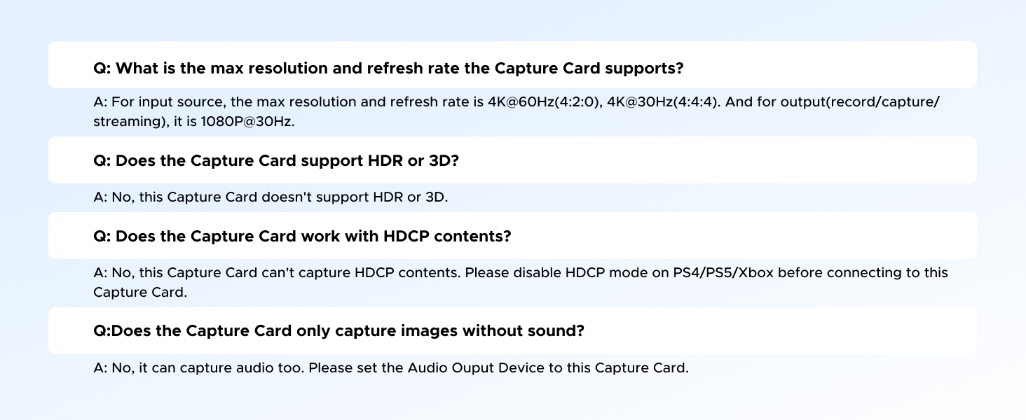 4K Video Capture Card