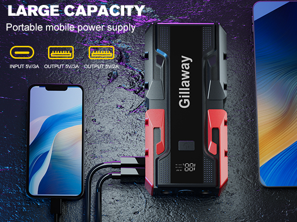 LARGE CAPACITY Portable mobile power supply