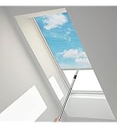 MaKefeile Skylight Shades Blinds Skylight Cover Blackout Cellular Shades Cordless Skylight Shades...
