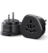 UGREEN US Plug Travel Adapter, EU/UK/AU/JP/CN/NZ/PH to US (Type B), International to US Pin Conve...