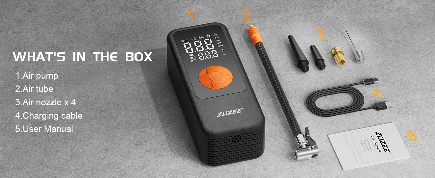 Tire Inflator Portable Air Compressor