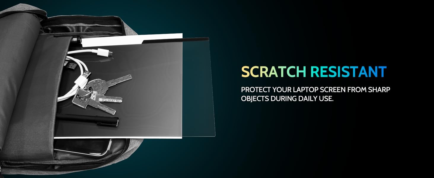 SCRATCH RESISTANT laptop screen protector