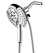 Shower Head with Handheld High Pressure: INAVAMZ Hand Held Shower Head &amp; Rain Shower Head 2-IN-1 ...