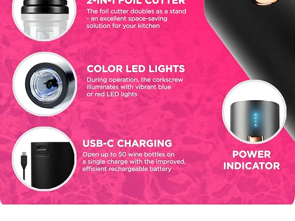 wine opener electric rechargeable rechargeable wine opener automatic bottle opener