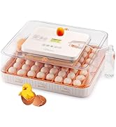 iPettie Nestasy ProHatch56 Egg Incubator with Automatic Egg Turning and Humidity Temperature Cont...