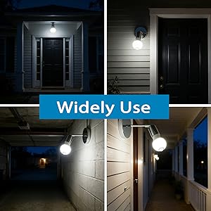 LED motion sensor light bulbs 9w