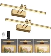 Percantis Battery Operated Wall Light for Living Room, 4000mAh Picture Light for Wall Set of 2, R...