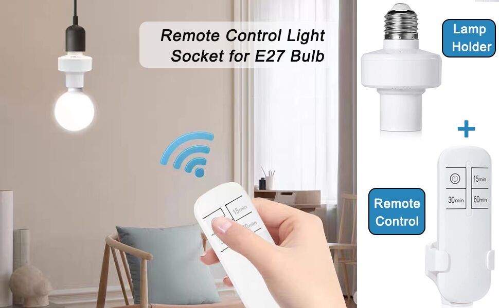 Remote Control Bulb Socket