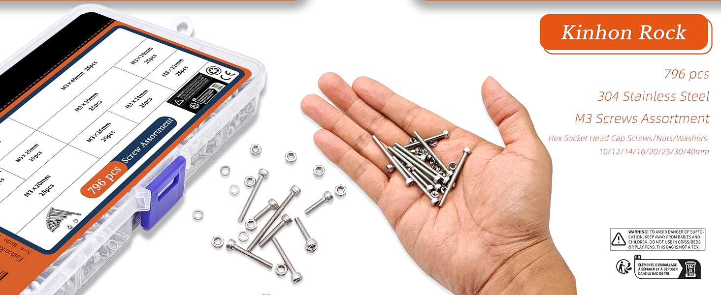 Hex Socket Head m3 screw kit