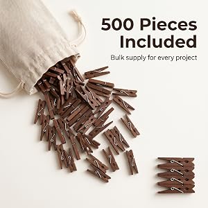 Wooden Small Clothespins