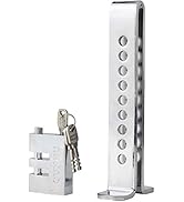 FLKQC Tech Car Lock Stainless Steel Clutch Lock Accelerator Lock Anti-Theft Device with 3 Keys