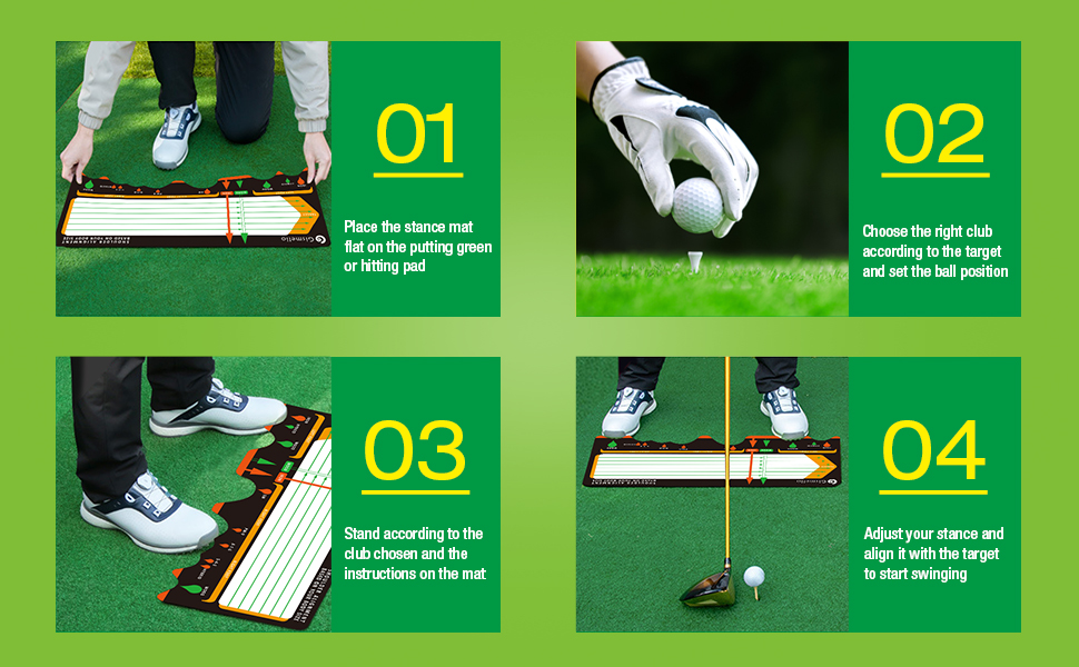 Golf Swing Stand Pad