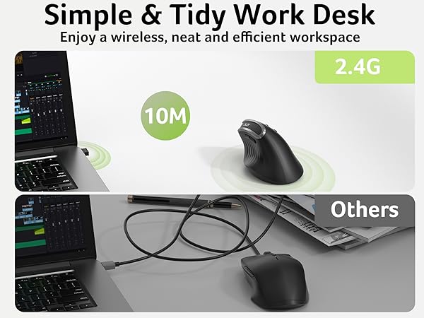ergonomic wireless mouse