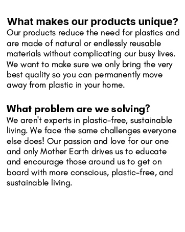 Products unique reduce need plastic in your home