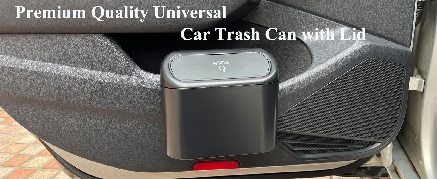 car trash can