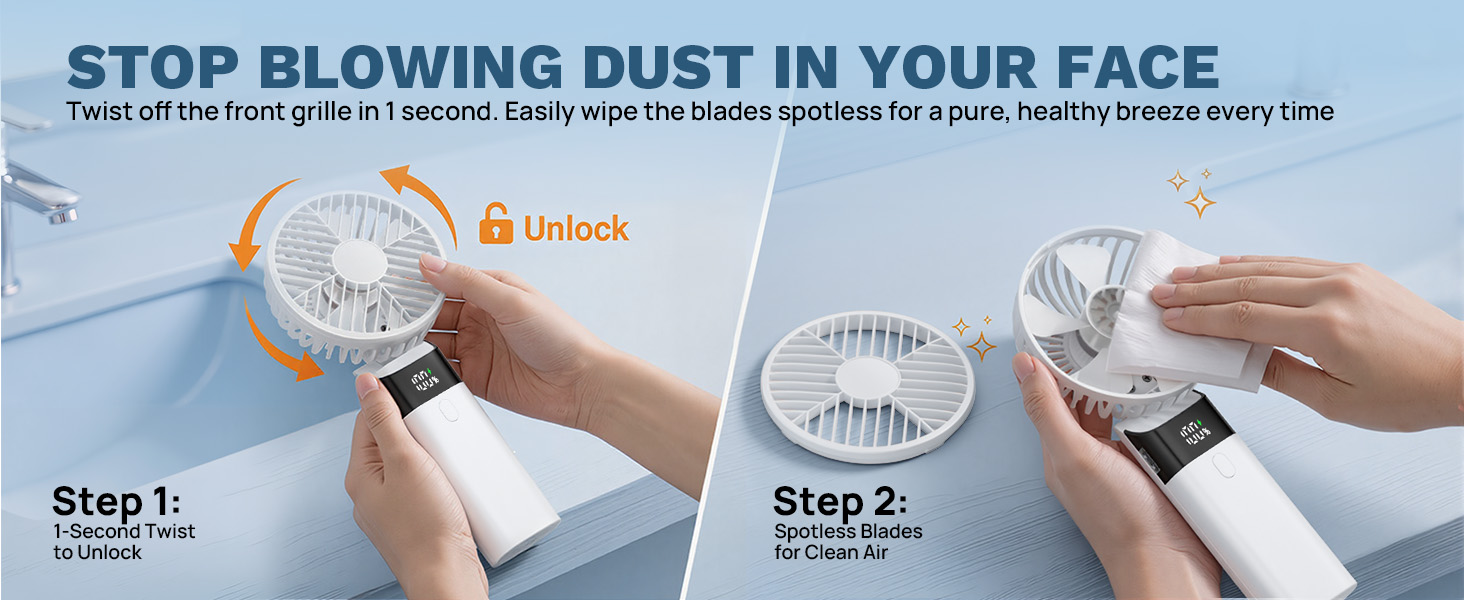 Handheld Fan Rechargeable