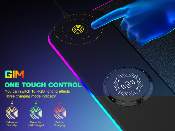 led mouse pad gaming