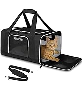 Petskd Pet Carrier 17x13x9.5 Southwest Airline Approved, Pet Travel Carrier Bag for Small Cats an...