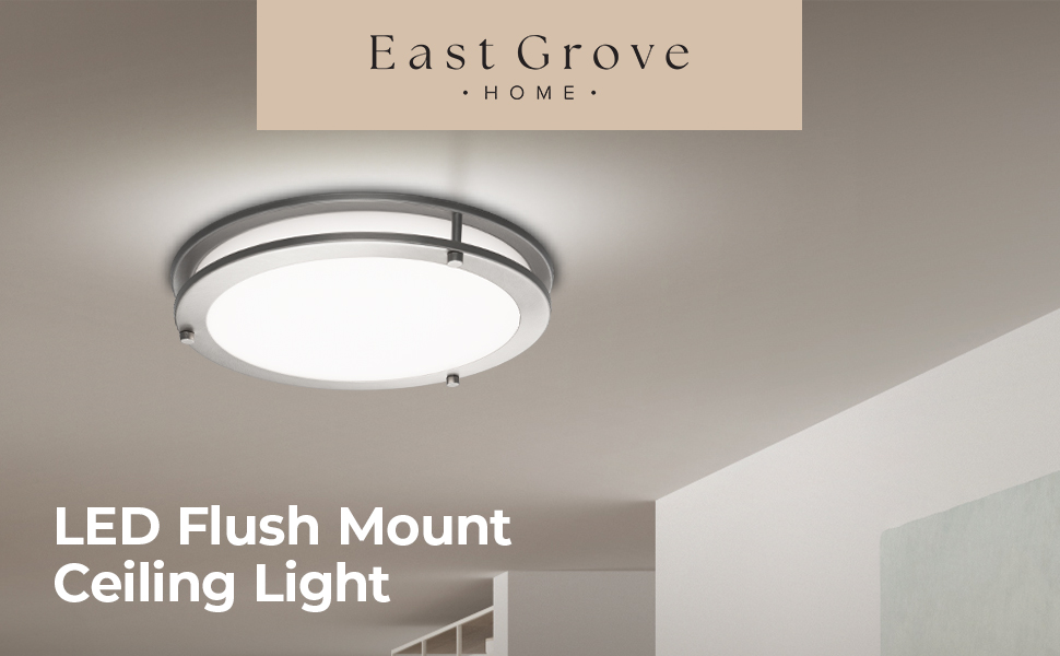 east grove home, lighting, led, flush mounts, track, solar, energy, efficient, ceiling fan
