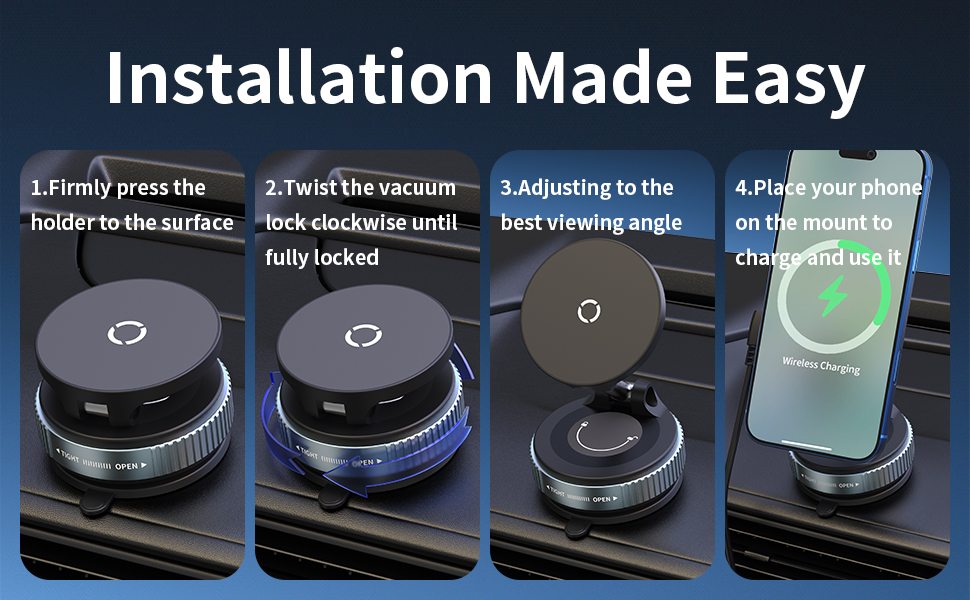 magnetic phone holder for car