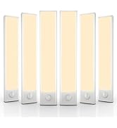 Under Cabinet Lighting, 40 LED Motion Sensor Light Indoor, Wireless USB Rechargeable Magnetic Clo...