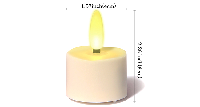 2 inch tea light candles