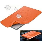 Starlink Mini Cover, Orange Starlink Mini Protective Cover Liquid Silicone Sleeve Accessories for...