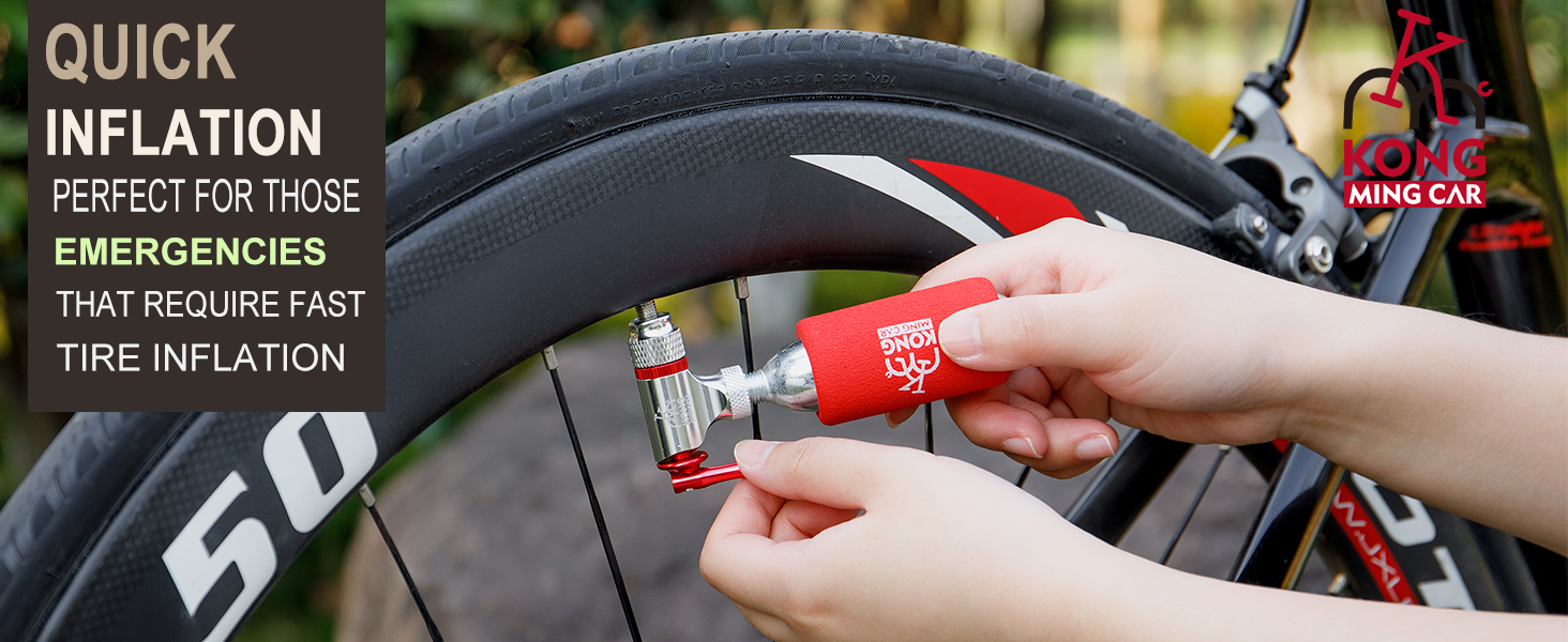 CO2 Inflator Kits with 6 X 16g / 25g CO2 Threaded