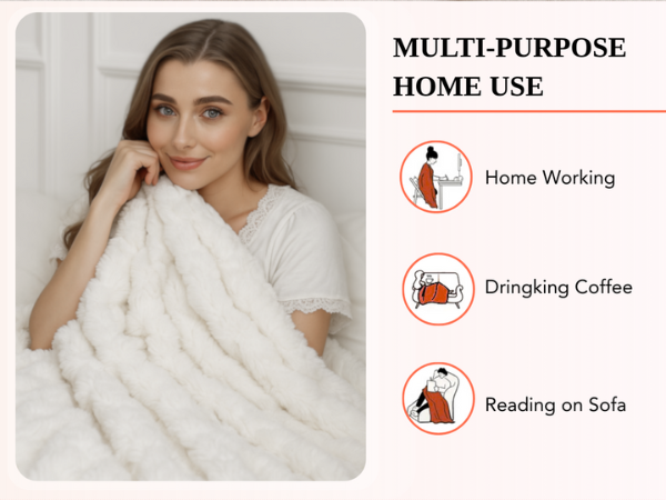 Heated Weighted Blanket Throw