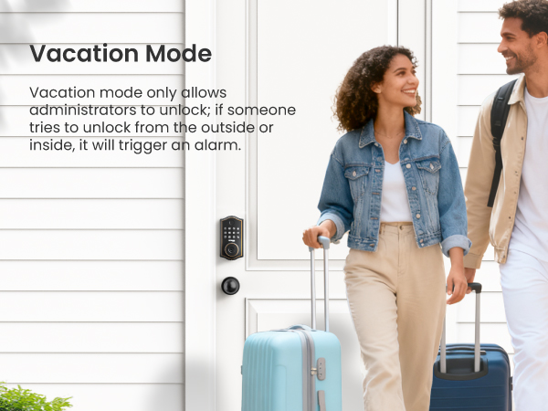 smart deadbolt lock with knob