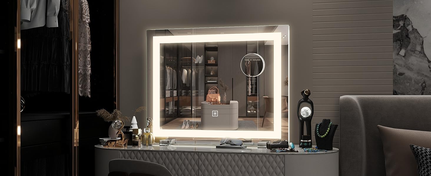 vanity mirror with light
