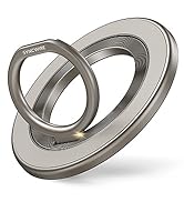 SYNCWIRE Magnetic Phone Ring Holder for MagSafe, 360° Rotation Cell Phone Grip Stand Finger Ring ...