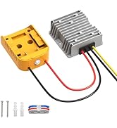 DC 20V to 12V Step-Down Converter with Switch Compatible with Dewalt 20V Battery, Over-Discharge ...