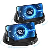 Loncaster 2 Pack Car Phone Holder Mount, [Horizontal 360° Rotatable] Silicone Phone Mount for Car...