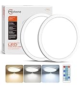 Matane 2Pack Motion Sensor LED Ceiling Light with Remote, 12 Inch Wired Flush Mount Ceiling Light...