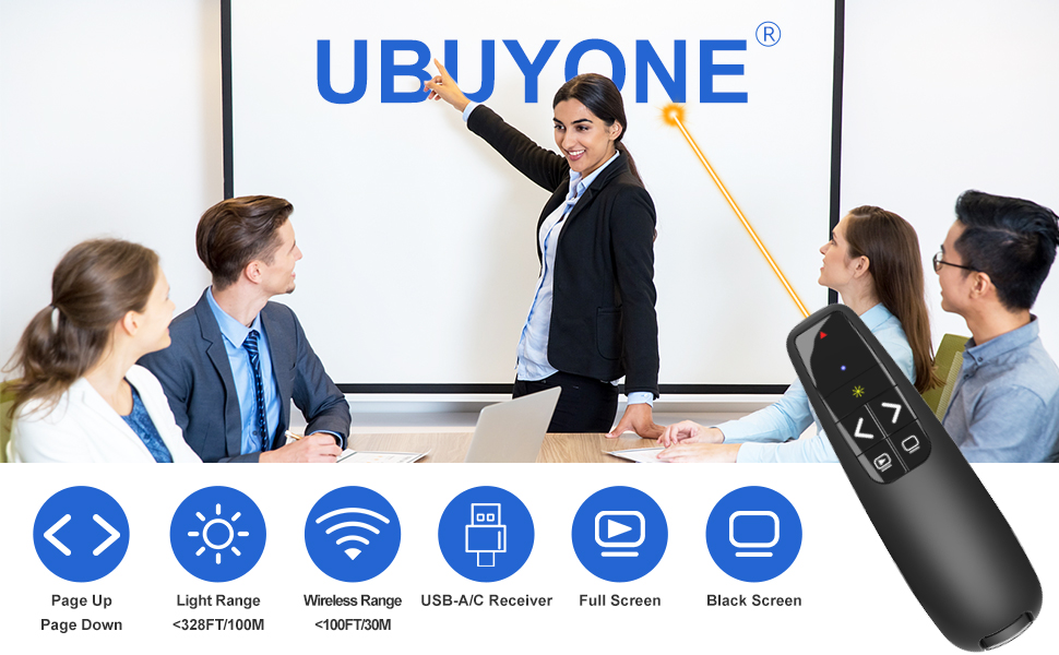 orange laser pointer for presentations