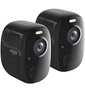 Dzees 4MP Outdoor Camera Wireless with Magnetic Mount Battery Powered Security Camera Outdoor for...