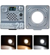 COB LED Video Light, Handheld Bi Color Photography Lighting with 5000 mAh Rechargeable Battery, 2...