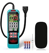 Kiprim Gas Leak Detector with Extended 15.7-Inch Gooseneck,PPM or%LEL Gas Real-Time Gas Concentra...