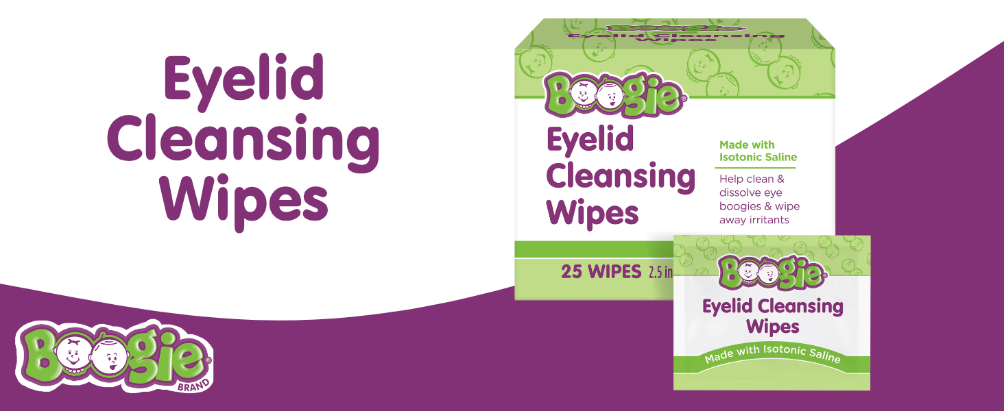 boogie eyelid cleansing wipes 25ct