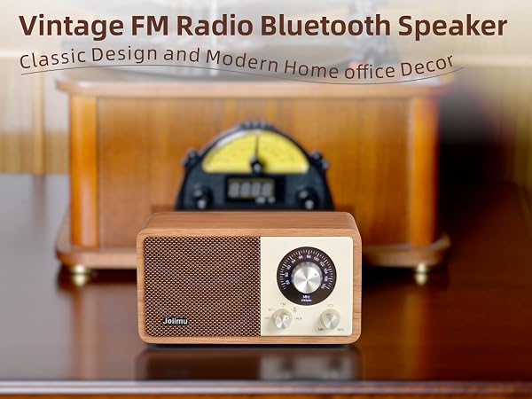 Vintage FM Radio Bluetooth Speaker