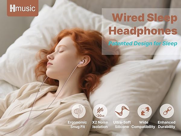 bedphones sleep headphones night time headphones sleeping white sleep earbuds soft earbuds