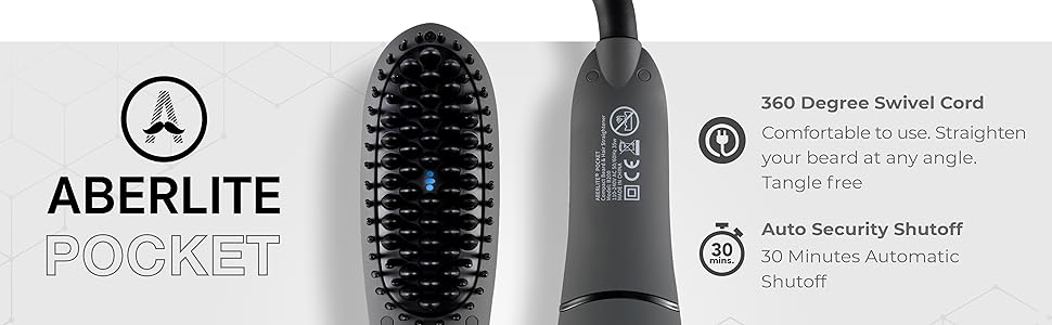 aberlite pocket beard straightener