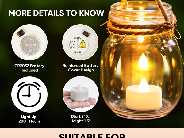 flameless tealights candles