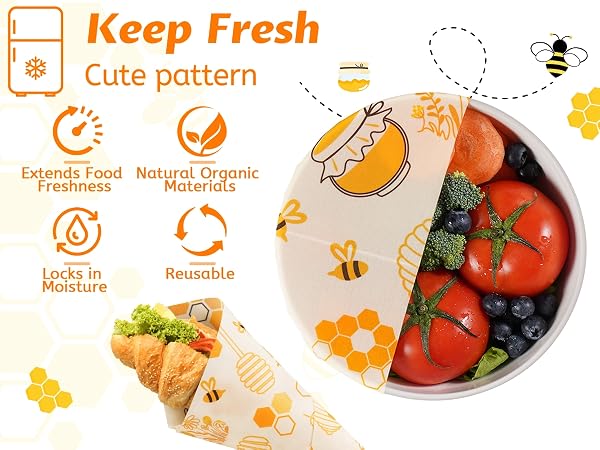 beeswax wraps for food