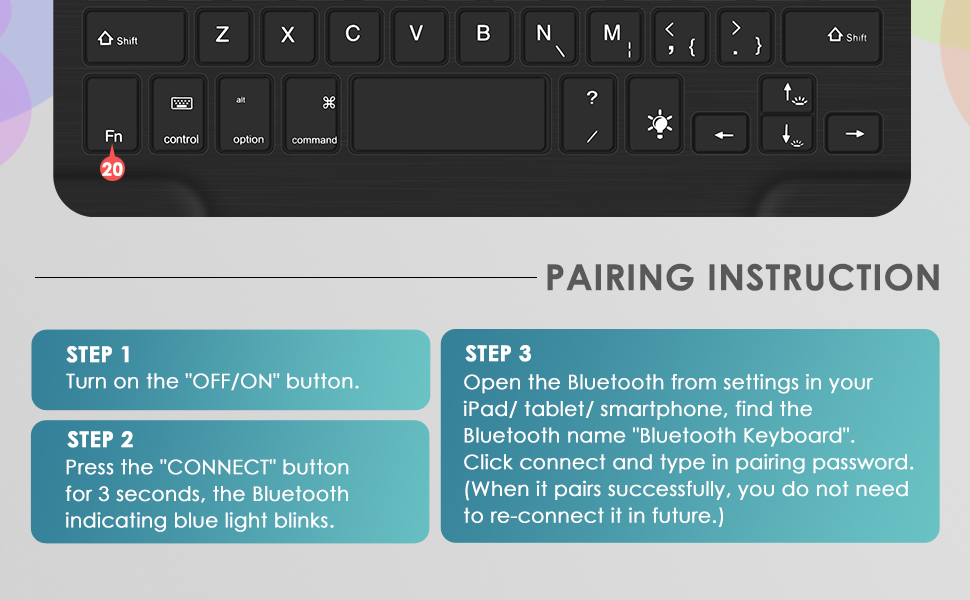 Backlit Keyboard Case for Samsung Galaxy Tab A9 8.7" (SM-X110/ X115/ X117) 2023 WiFi Android Tablet