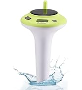 Raddy PT-5 Solar Pool Thermometer Floating Easy Read, Spa Thermometer with Digital Display, Water...