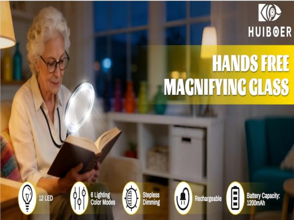 hands free magnifying glass