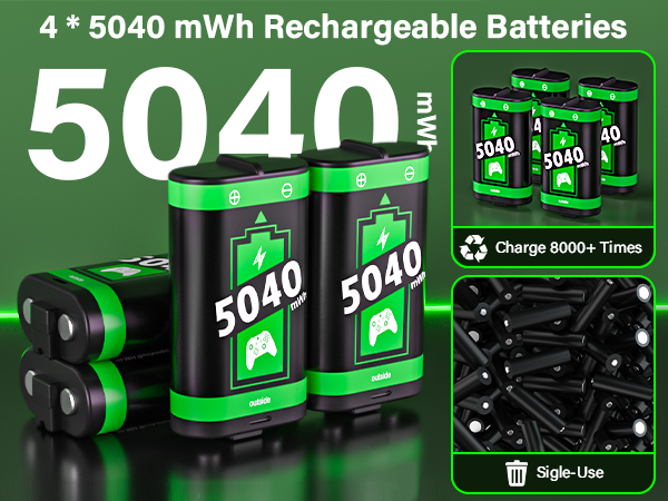 rechargeable xbox battery pack