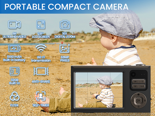 Point and Shoot Digital Camera